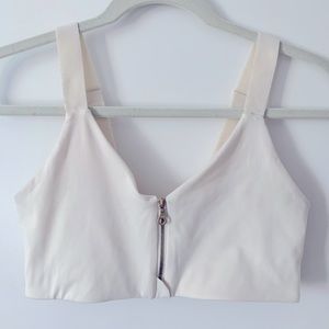Girlfriend Collective Monroe Zip Sports Bra
